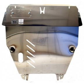 Защита картера двигателя и кпп Honda Pilot, V-3,5 (2008-11)  (Алюминий 4 мм)
