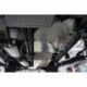 Защита днища Honda Pilot V-все (2016-)/Acura MDX'16 V-3,5 АКПП (2014- из 3 частей (без защиты картера) (Алюминий 4 мм)