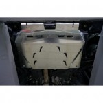 Защита картера двигателя и кпп Mazda (Мазда) CX-7 V-2.3, 2,5( 2007-) /Mazda (Мазда) CX-9 V-все (2013-) (Алюминий 4 мм)