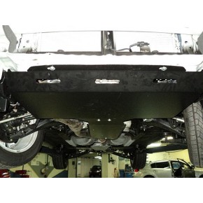 Защита КПП Subaru Forester V-все (2011-03/2013) (Алюминий 4 мм)