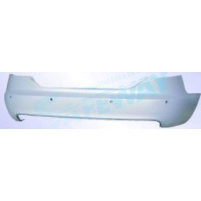 Задний бампер с отверстиями под датчики грунтованный (седан) Audi A6 C6