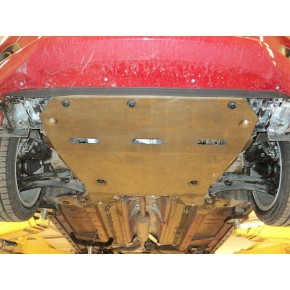 Защита картера двигателя и кпп Suzuki Swift V-все (2004-) (алюмин.) (Алюминий 4 мм)
