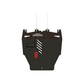 Защита картера двигателя и кпп Honda (Хонда) Civic (Цивик)-хэтчбек, V-1,8 (2006-2011) (Сталь 2 мм)