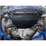 Защита картера двигателя и кпп Mazda (Мазда) 3, V-2,0 (2003-2009)  (Сталь 2 мм)