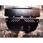 Защита картера двигателя и кпп Nissan Murano 4WD, V-3,5 (2002-2008) (на бампер)  (Сталь 2,5 мм)