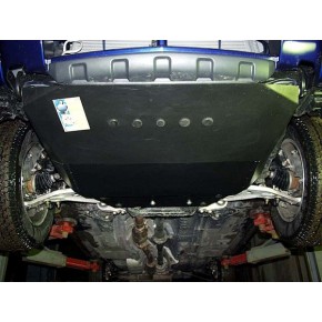 Защита картера двигателя и кпп Nissan X-Trail (Ниссан Икстрейл) V-2,0