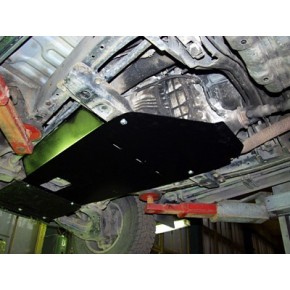 Защита АКПП и раздаточной коробки Toyota Land Cruiser VX-100, V 4,2D(1998-2002)(к 24.530) (Сталь 2,5 мм)