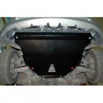Защита картера двигателя и кпп Toyota Prius Hibrid NHW-11 V-1,5 (2000-2003) (Сталь 2 мм)