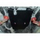 Защита КПП и раздаточной коробки к Toyota Land Cruiser (Тойота Ленд Круизер) 80 (01/1990-12/1997) (Сталь 2,5 мм)