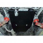 Защита КПП и раздаточной коробки к Toyota Land Cruiser (Тойота Ленд Круизер) 80 (01/1990-12/1997) (Сталь 2,5 мм)