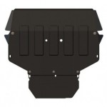 Защита картера двигателя и кпп VW Caddy(04-10)/Golf (Гольф)V/Jetta(05-08)/TouranV-1,6