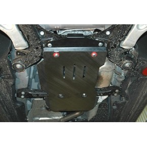 Защита АКПП VW Touareg (Туарег) V-3.0 TDI (2010-) (Сталь 2,5 мм)