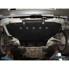 Защита картера двигателя и кпп VW Golf (Гольф) (91-97),Vento,Caddy,Passat (Пассат) B3 ,Seat Cordoba/ Toledo (1991-1999) (Сталь 2 мм)