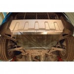 Защита картера двигателя и кпп VW Tiguan (Тигуан) V-1.4 (2007-) (Сталь 2 мм)