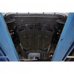Защита картера двигателя и кпп Honda (Хонда) Civic (Цивик) 5D хэтчбек V-все (2012-) -все (Композит 6 мм)