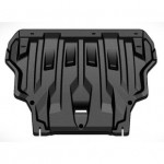 Защита картера двигателя и кпп Ford Focus V-1.6, 2,0 (2011-) / Grand C-Max V-1.6T, 2,0 (2011-)  (Композит 5 мм)