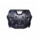 Защита картера двигателя и кпп Honda (Хонда) Civic (Цивик) 4D SD V-1,8 (2012-)  (Композит 6 мм)