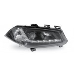 Тюнинг - комплект линзованных фар с led (светодиоды) внутри черные Renault Megane - 2 поколение