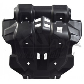 Защита картера двигателя и радиатора Toyota Hilux, V-все, КПП- все,4X4, (2015-)/Toyota Fortuner, V-все, КПП- все,4X4, (2015-) (Композит 10 мм)