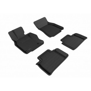 Коврики салона текстильные 3D Lux для Lexus LS600H (2009 - )(2 ряда) черный