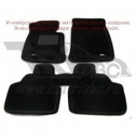 Коврики салона текстильные 3D Lux для Porsche Panamera (2009 - )(2 ряда) черный