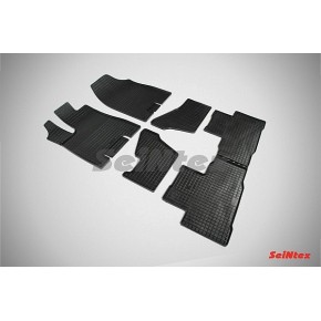 Коврики резиновые с рисунком Сетка ACURA MDX (2013-) задние коврики с перемычкой