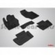 Коврики салона резиновые с бортиком для CITROEN C4 sedan (2008-) PEUGEOT 308/408 (задние коврики с перемычкой)