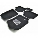 Коврики салона текст. 3D euro-std SUBARU Tribecca (2005-) (EM3D) Original Lux (черные)