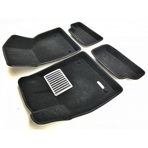 Коврики салона текст. 3D euro-std AUDI TT (2014-) (EM3D) NP Original Lux (черные)