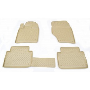 Коврики салона для Audi Q7 (4LB) (2005) (бежевый)