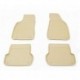 Коврики салона для Audi A4 (B6:8E/B7:8E) (2001-2007) (бежевый)