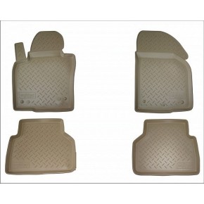 Коврики салона для Land Rover Freelander II (2006) (бежевый)