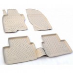 Коврики салона для Land Rover Discovery III (2005-2010)\ Land Rover Discovery IV (2010) (бежевый)