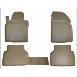 Коврики салона для Toyota Highlander (A33) (2010) (бежевый)