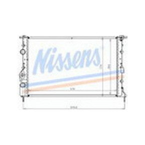 Радиатор охлаждения Renault Megane - 1 поколение