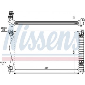 Радиатор охлаждения (автомат) Audi A6 C6