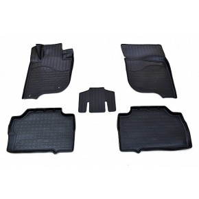 Коврики салона для Mitsubishi Pajero Sport III 3D (2015) (5шт)