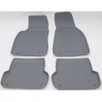 Коврики салона для Audi A4 (B6:8E/B7:8E) (2001-2007) (серый)