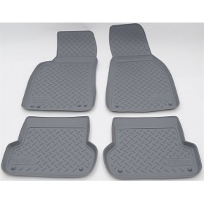 Коврики салона для Audi A4 (B6:8E/B7:8E) (2001-2007) (серый)