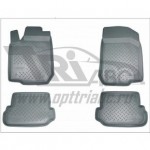 Коврики салона для Audi A4 (B5:8D) (1995-2001) (серый)