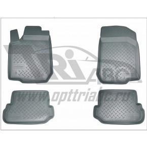 Коврики салона для Audi A4 (B5:8D) (1995-2001) (серый)
