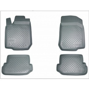 Коврики салона для Audi A6 (4G:C7) (2011) (серый)