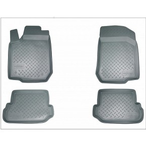 Коврики салона для Mercedes-Benz GL (X166) (2012)\ Mercedes-Benz M (W166) (2012)\ Mercedes-Benz GLE (W166/C292) (2015) (серый)