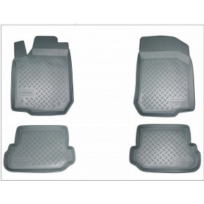 Коврики салона для Mercedes-Benz E (W212) (SD) (2013) (серый)