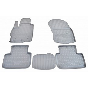 Коврики салона для Mitsubishi ASX (2010)\ Citroen C4 AirCross (B) (2011)\ Peugeot 4008 (2012) (серый)