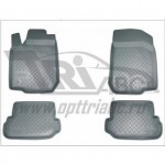 Коврики салона для Porsche Cayenne (2002-2010) (серый)