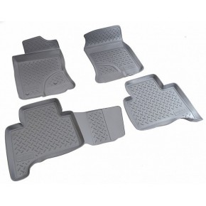 Коврики салона для Toyota LC-120 Prado (J120) (2002-2010)\ Lexus GX 470 (J12) (2002-2009) (серый)