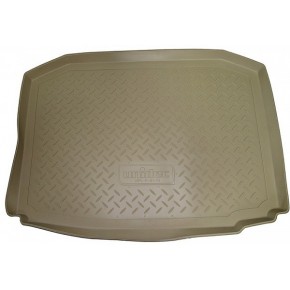 Коврик багажника для Ford Explorer (U502) (2010) (разложенный 3 ряд) (бежевый)