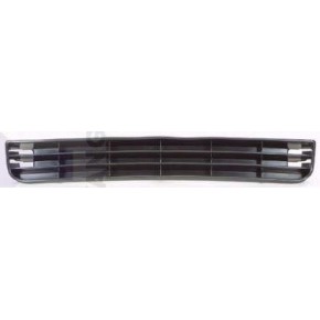 Решетка переднего бампера центральная черная Audi A6 C4