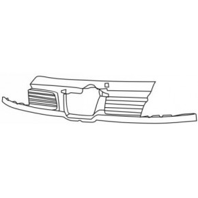 Решетка радиатора черная Seat Ibiza